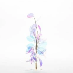 Sortie ❤️ Arbre Feuilles Irisées H 44 Cm ✨