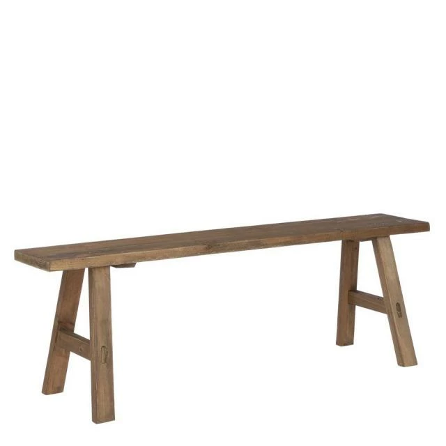 Banc en bois recyclé L108 x P29,5 x H36,5cm Meilleure vente ???? Banc En Bois Recyclé L108 X P29,5 X H36,5cm ⭐ -LED Shop banc en bois recycle l108 x p29 5 x h36 5cm 02
