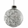 Meilleure vente ???? Boule Avec Décor Flocon Ø10cm ????