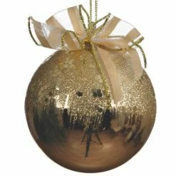 Acheter ✔️ Boule Incassable Or Et Paillettes Ø8cm 🔥