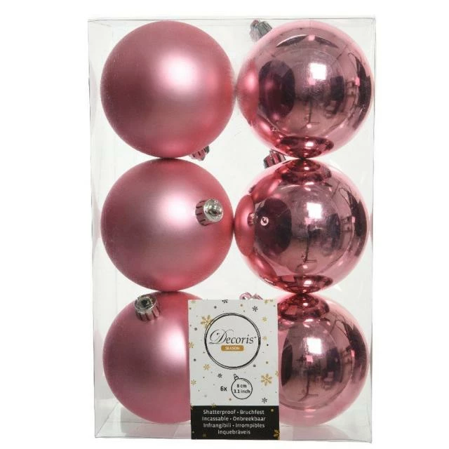 Boules incassables rose gold brillant-mat-paillettes mix Ø8cm - par 6 Offres ???? Boules Incassables Rose Gold Brillant-mat-paillettes Mix Ø8cm - Par 6 ⌛ -LED Shop boules incassables rose gold brillant mat paillettes mix o8cm par 6 01