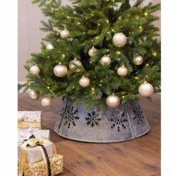 Le moins cher ???? Cache Pied De Sapin En Métal Ø60xH25cm ✔️