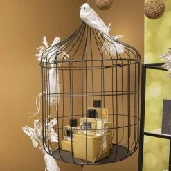 Offres ???? Cage En Métal Noire 40x40x60cm ⌛