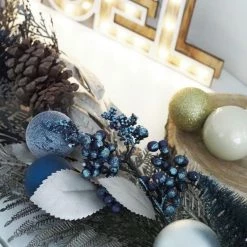 Sortie ???? Chemin De Table / Guirlande Artificielle, L.100cm ???? -LED Shop chemin de table guirlande artificielle l 100cm 04