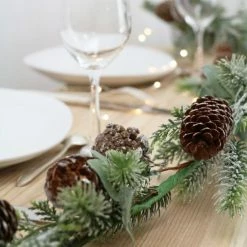 Meilleur prix ???? Chemin De Table / Guirlande Artificielle, L.120cm ???? 2 Meilleur prix ???? Chemin De Table / Guirlande Artificielle, L.120cm ???? -LED Shop chemin de table guirlande artificielle l 120cm 03