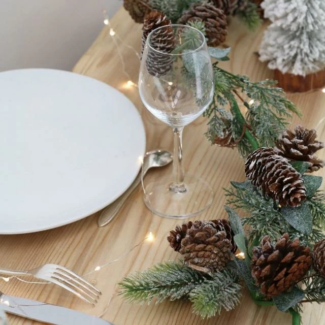 Chemin de table / guirlande artificielle, l.120cm Meilleur prix ???? Chemin De Table / Guirlande Artificielle, L.120cm ???? -LED Shop chemin de table guirlande artificielle l 120cm 04