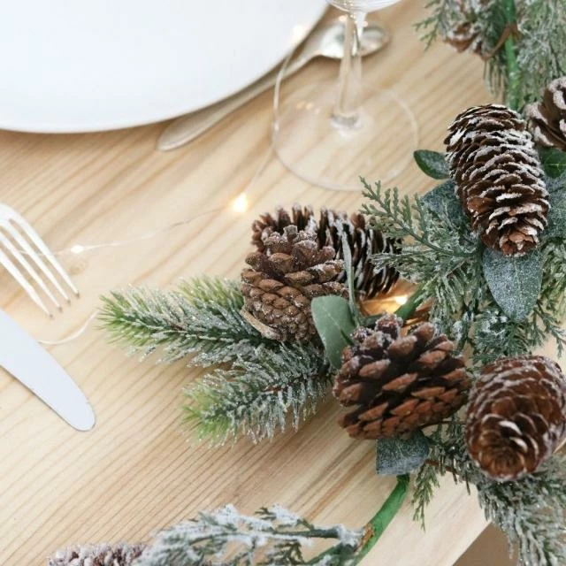 Chemin de table / guirlande artificielle, l.120cm Meilleur prix ???? Chemin De Table / Guirlande Artificielle, L.120cm ???? -LED Shop chemin de table guirlande artificielle l 120cm 05