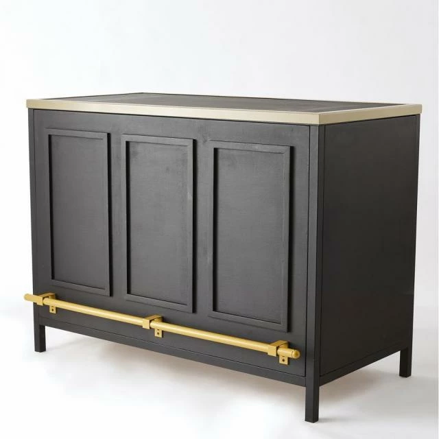 Comptoir industriel L120xP60xH90cm - noir et laiton Sortie ???? Comptoir Industriel L120xP60xH90cm - Noir Et Laiton ⭐ -LED Shop comptoir industriel l120xp60xh90cm noir et laiton 01