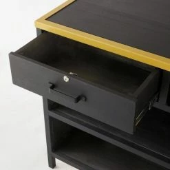 Sortie ???? Comptoir Industriel L120xP60xH90cm - Noir Et Laiton ⭐ 4 Sortie ???? Comptoir Industriel L120xP60xH90cm - Noir Et Laiton ⭐ -LED Shop comptoir industriel l120xp60xh90cm noir et laiton 05