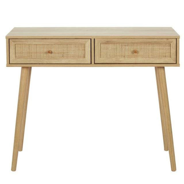 Console bois avec 2 tiroirs décoration en rotin Bon marché ???? Console Bois Avec 2 Tiroirs Décoration En Rotin ???? -LED Shop console bois avec 2 tiroirs decoration en rotin 02