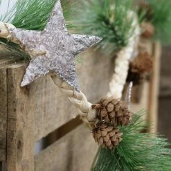 Meilleur prix 🌟 Décoration De Noël - Chemin De Table / Guirlande Artificielle, L.110cm 👏 -LED Shop decoration de noel chemin de table guirlande artificielle l 110cm 03