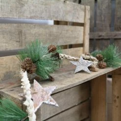 Meilleur prix 🌟 Décoration De Noël - Chemin De Table / Guirlande Artificielle, L.110cm 👏 -LED Shop decoration de noel chemin de table guirlande artificielle l 110cm 04