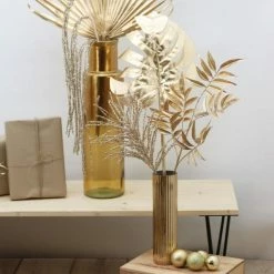 Meilleure affaire ???? Décoration De Noël - Set De 2 Tiges Artificielles, H.75/85cm, Or ???? 2 Meilleure affaire ???? Décoration De Noël - Set De 2 Tiges Artificielles, H.75/85cm, Or ???? -LED Shop decoration de noel set de 2 tiges artificielles h 75 85cm or 03