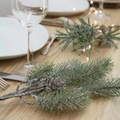 Sortie ⭐ Décoration De Noël - Set De 4 Bouquets De Table Artificiels, H.30cm ❤️ -LED Shop decoration de noel set de 4 bouquets de table artificiels h 30cm 03