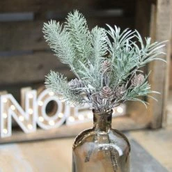 Sortie ⭐ Décoration De Noël - Set De 4 Bouquets De Table Artificiels, H.30cm ❤️ -LED Shop decoration de noel set de 4 bouquets de table artificiels h 30cm 04