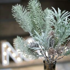 Sortie ⭐ Décoration De Noël - Set De 4 Bouquets De Table Artificiels, H.30cm ❤️ -LED Shop decoration de noel set de 4 bouquets de table artificiels h 30cm 05