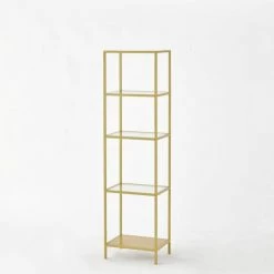 Meilleur prix ⭐ Etagère Cremagold L40 X P30 X H150 Cm ????