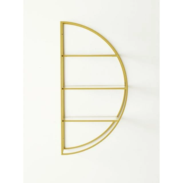 Etagère demi lune droite ou gauche Cremagold L 45 x P 20 x H 90 cm Sortie ❤️ Etagère Demi Lune Droite Ou Gauche Cremagold L 45 X P 20 X H 90 Cm ⭐ -LED Shop etagere demi lune droite ou gauche cremagold l 45 x p 20 x h 90 cm 01