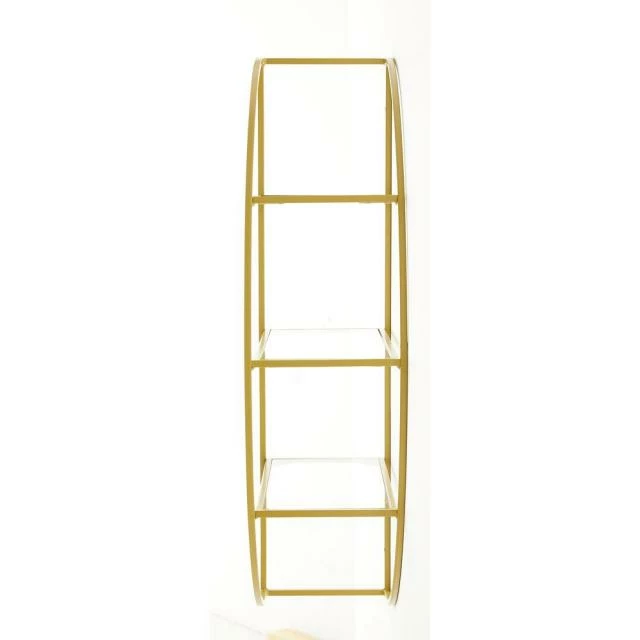 Etagère demi lune droite ou gauche Cremagold L 45 x P 20 x H 90 cm Sortie ❤️ Etagère Demi Lune Droite Ou Gauche Cremagold L 45 X P 20 X H 90 Cm ⭐ -LED Shop etagere demi lune droite ou gauche cremagold l 45 x p 20 x h 90 cm 03