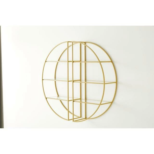 Etagère demi lune droite ou gauche Cremagold L 45 x P 20 x H 90 cm Sortie ❤️ Etagère Demi Lune Droite Ou Gauche Cremagold L 45 X P 20 X H 90 Cm ⭐ -LED Shop etagere demi lune droite ou gauche cremagold l 45 x p 20 x h 90 cm 04