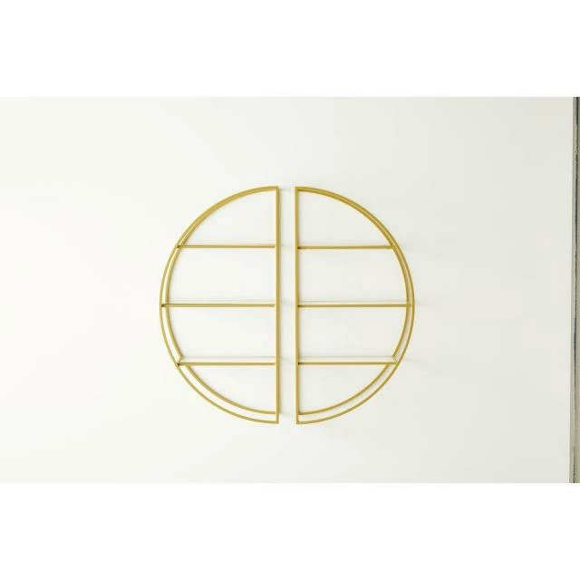 Etagère demi lune droite ou gauche Cremagold L 45 x P 20 x H 90 cm Sortie ❤️ Etagère Demi Lune Droite Ou Gauche Cremagold L 45 X P 20 X H 90 Cm ⭐ -LED Shop etagere demi lune droite ou gauche cremagold l 45 x p 20 x h 90 cm 05