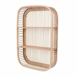 Meilleur prix ???? Etagere Design Rectangulaire 2 Niveaux L44 X P12 X H64cm ????