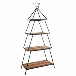 Bon marché 🌟 Etagère - Sapin - En Métal Et Bois 99x45x205 🧨
