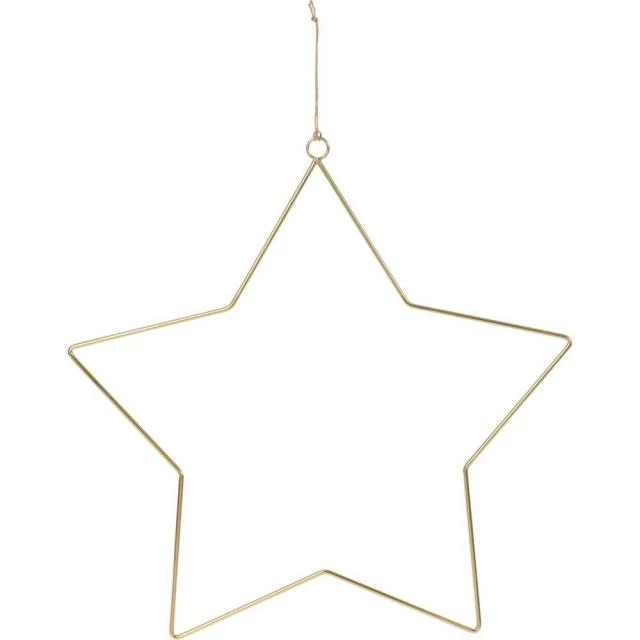 Etoile alu doré Ø27cm De gros ???? Etoile Alu Doré Ø27cm ???? -LED Shop etoile alu dore o27cm 01