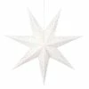 De gros ❤️ Etoile En Papier Blanc Avec étoiles Ø75cm ⌛