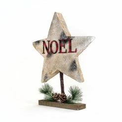 Sortie ???? Etoile Texte Noël à Poser L 38 X P 7 X H 50 Cm ???? -LED Shop etoile texte noel a poser l 38 x p 7 x h 50 cm 03