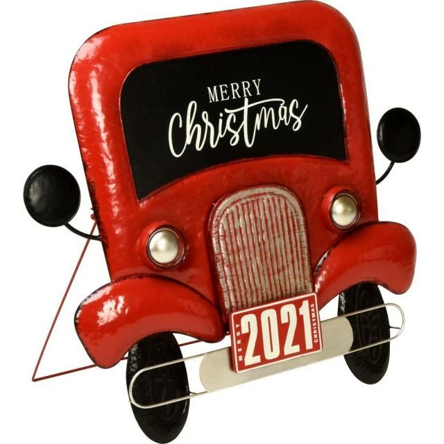 Façade voiture "Merry Christmas" en métal 77x87cm Meilleure affaire ???? Façade Voiture "Merry ❄ Christmas" En Métal 77x87cm ⌛ -LED Shop facade voiture merry christmas en metal