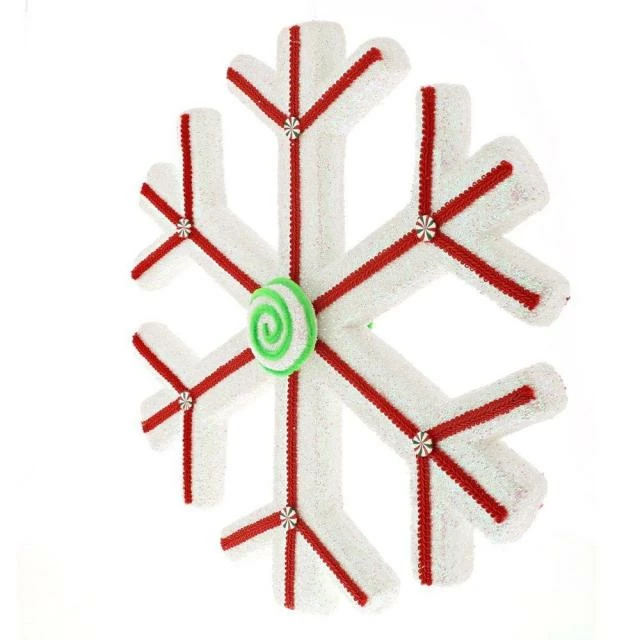 Flocon rouge et blanc 42X8X43CM Acheter ???? Flocon Rouge Et Blanc 42X8X43CM ???? -LED Shop flocon rouge et blanc