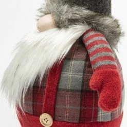 De gros ???? Gnome Boule En Tissu Rouge Et Gris H 62 Cm ???? -LED Shop gnome boule en tissu rouge et gris h 62 cm 04
