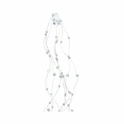 Meilleure vente ???? Grappe Boules De Neige 100 Leds Blanc Froid L 135cm ????