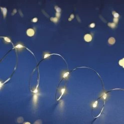 De gros 👏 Guirlande 40 MicroLED Blanc Chaud 195cm ⌛