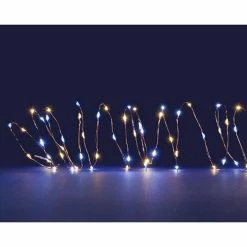 Offres ❤️ Guirlande 75microLED Blanc Chaud + 75 Blanc Pur 7,5m ????