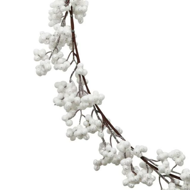 Guirlande de baies blanches irisées L.120cm Meilleure vente ⌛ Guirlande De Baies Blanches Irisées L.120cm ???? -LED Shop guirlande de baies blanches irisees l 120cm 01