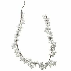 Meilleure vente ⌛ Guirlande De Baies Blanches Irisées L.120cm ????