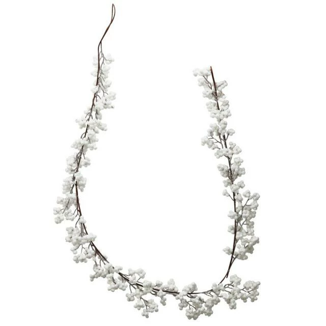 Guirlande de baies blanches irisées L.120cm Meilleure vente ⌛ Guirlande De Baies Blanches Irisées L.120cm ???? -LED Shop guirlande de baies blanches irisees l 120cm 02
