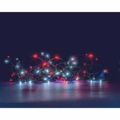 Meilleure affaire ⌛ Guirlande Flicker Light® Led Blanc Pur & Rouge - 16m ????