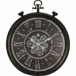 Offres ✨ Horloge Murale à Gousset Ø60 X H70cm ????