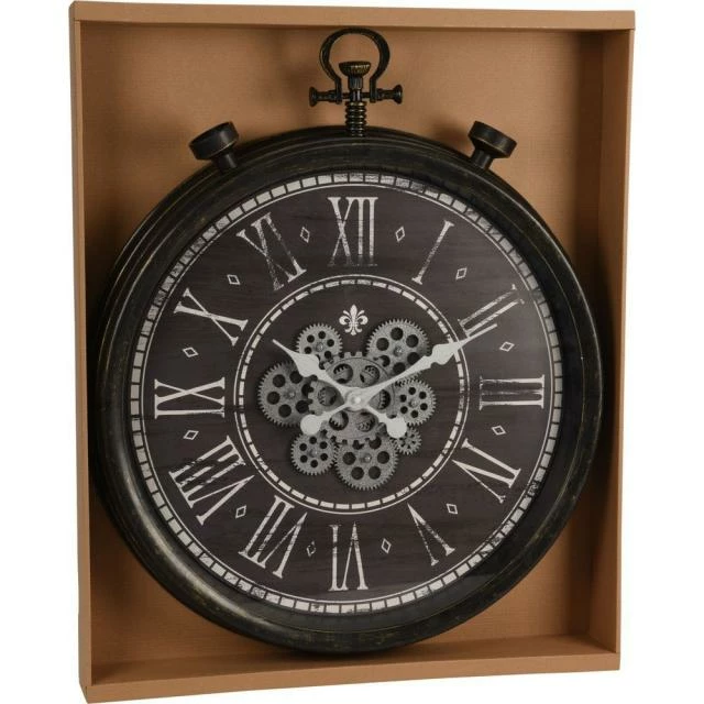 Horloge murale à gousset Ø60 x H70cm Offres ✨ Horloge Murale à Gousset Ø60 X H70cm ???? -LED Shop horloge murale a gousset o60 x h70cm 02