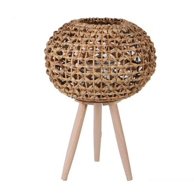 Lanterne en rotin sur pied avec bougeoir en verre Ø31 H46cm Tout neuf ???? Lanterne En Rotin Sur Pied Avec Bougeoir En Verre Ø31 H46cm ???? -LED Shop lanterne en rotin sur pied avec bougeoir en verre o31 h46cm 01