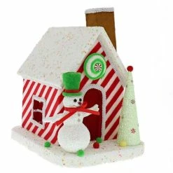 Le moins cher ???? Maison De Noël ???? Candy Avec Bonhomme De Neige 30X25X34cm ???? 3 Le moins cher ???? Maison De Noël ???? Candy Avec Bonhomme De Neige 30X25X34cm ???? -LED Shop maison de noel candy avec bonhomme de neige 30x25x34cm 05