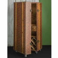 Meilleure affaire ✔️ Malle Bar à Roulettes 49 X 53 X 125cm ???? -LED Shop malle bar a roulettes 49 x 53 x 125cm 04