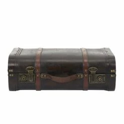 Les meilleures critiques de ???? Malles Vintage En Bois Et Cuir Marron 48x31x16,5 + 53x38x20cm ???? -LED Shop malles vintage en bois et cuir marron 48x31x16 5 53x38x20cm 05