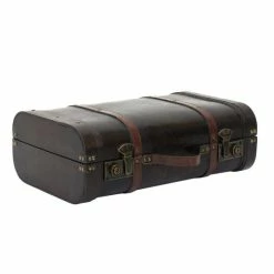 Les meilleures critiques de ???? Malles Vintage En Bois Et Cuir Marron 48x31x16,5 + 53x38x20cm ???? -LED Shop malles vintage en bois et cuir marron 48x31x16 5 53x38x20cm 06
