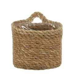 Meilleur prix ???? Paniers Fibre Végétale à Suspendre Ø12 X H12cm + Ø14 X H14cm + Ø16 X H16cm ????