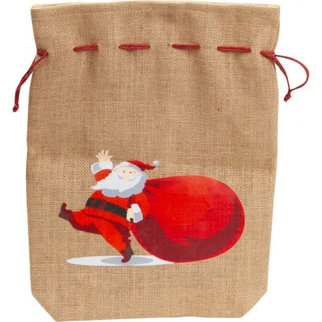 Pochon jute pre-noel avec cordon - 28.75x6x38 cm - par 160 De gros ???? Pochon Jute Pre-noel Avec Cordon - 28.75x6x38 Cm - Par 160 ❤️ -LED Shop pochon jute pre noel avec cordon 28 75x6x38 cm par 160 01