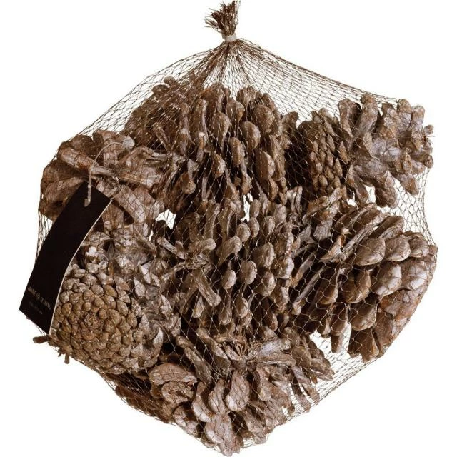 Pommes de pin givrées - sachet 300g Meilleure vente ???? Pommes De Pin Givrées - Sachet 300g ???? -LED Shop pommes de pin givrees sachet 300g 01